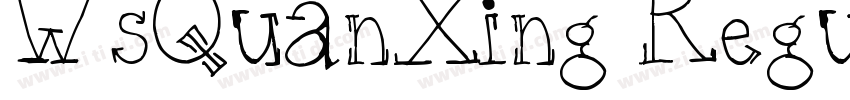 WsQuanXing Regular字体转换